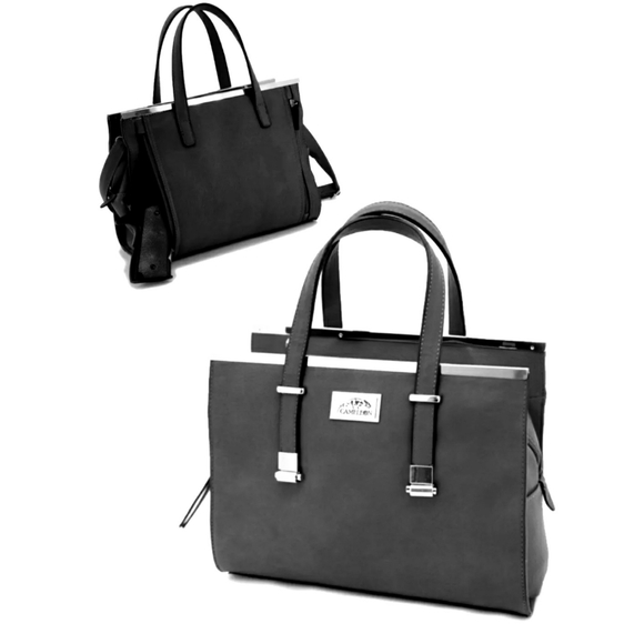 Cameleon CORA Discreetly Purse Black / Gold NEW Tote Bag Concealed Carry - Picture 3 of 9